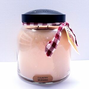 COUNTRY MORNING -A Cheerful Giver Papa Jar Scented Candle, 34 oz